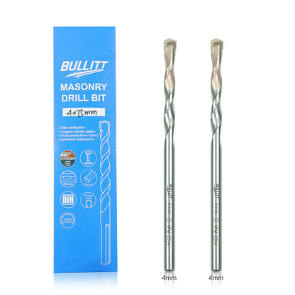 4mm Masonry Drill Bit - PGM Certified for Concrete, Brick & Stone