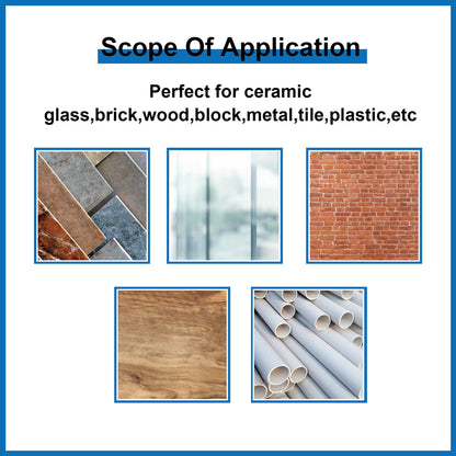 6-Piece Multi-Purpose Drill Bit Set - Quick Change Hex Shank (4-12mm)